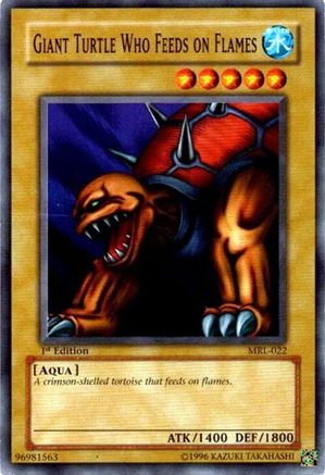 Giant Turtle Who Feeds on Flames (MRL-022) - Magic Ruler Unlimited
