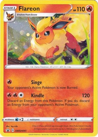 Flareon (SWSH041) [Épée et Bouclier : Promos Black Star] 