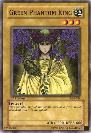 Green Phantom King (LOB-034) - The Legend of Blue Eyes White Dragon Unlimited