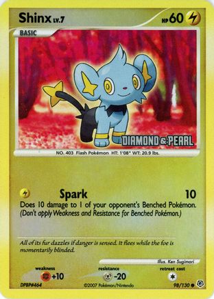 Shinx (98/130) [Promotions Burger King : Collection 2008] 