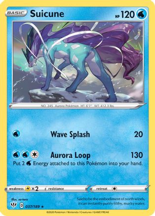 Suicune - 37/189 37 - [Deck Exclusives]