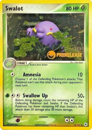 Swalot - 50/101 (Prerelease) - [Nintendo Promos]