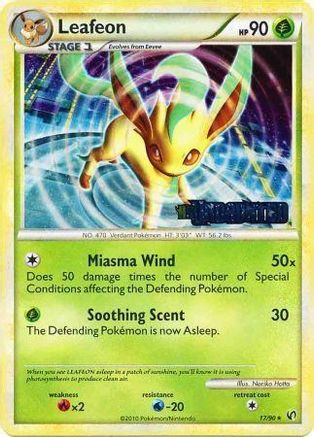 Leafeon - 17/90 (Prerelease) - [HGSS Promos] Holofoil
