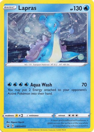 Lapras - SWSH051 SWSH051/307 - [SWSH Sword & Shield Promo Cards] Holofoil