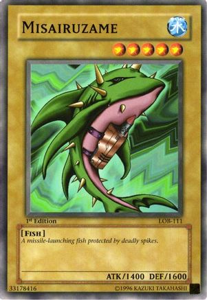 Misairuzame (LOB-111) - The Legend of Blue Eyes White Dragon Unlimited