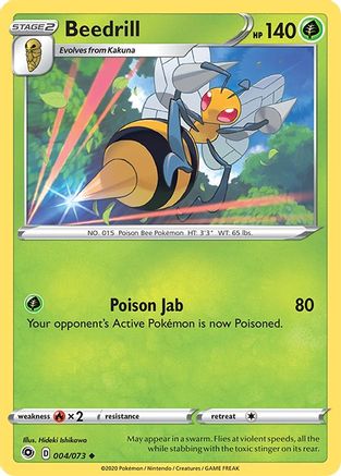 Beedrill (004/073) [Épée et bouclier : la voie du champion] 