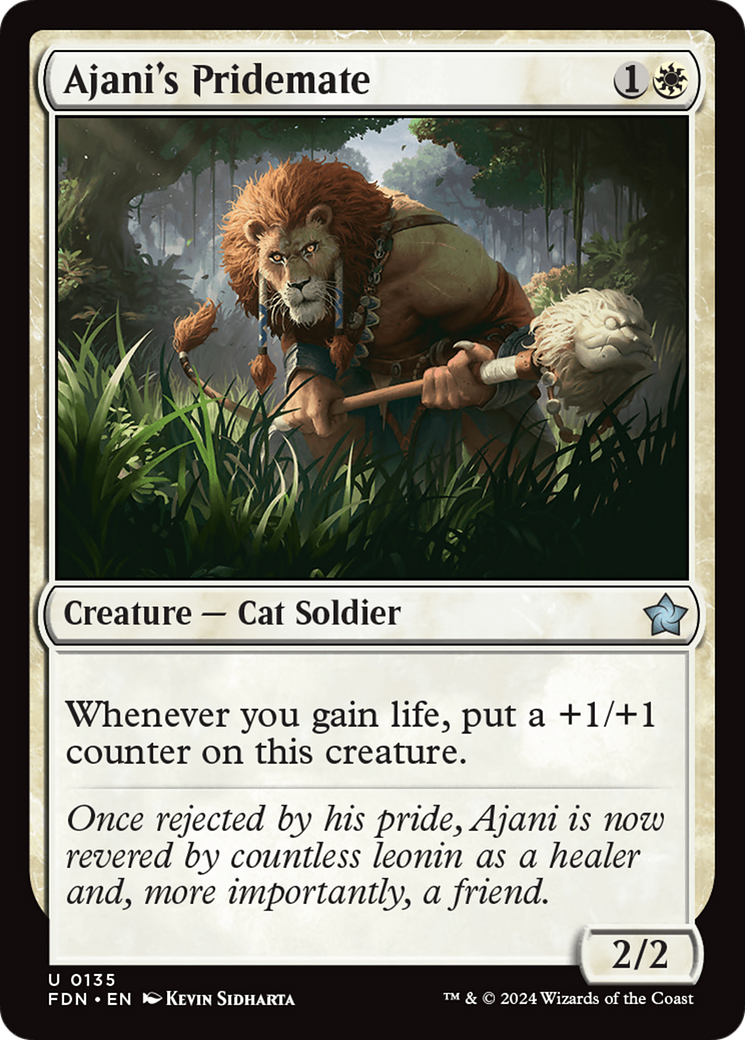 Ajani's Pridemate (FDN-135) - [Foundations]