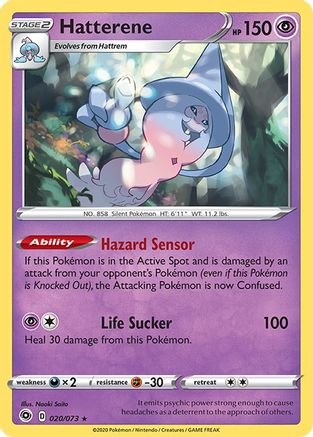 Hatterene 20/73 - [Champions Path] Holofoil