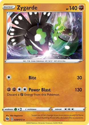 Zygarde (028/073) [Épée et Bouclier : Voie du Champion] 