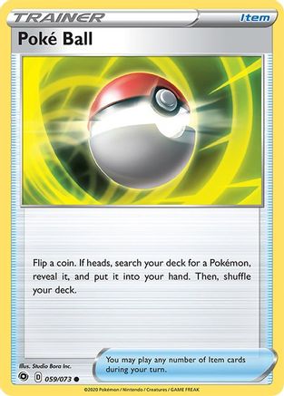 Poke Ball (059/073) [Épée et Bouclier : Chemin du Champion] 