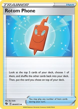 Téléphone Rotom (064/073) [Épée et Bouclier : La Voie du Champion] 