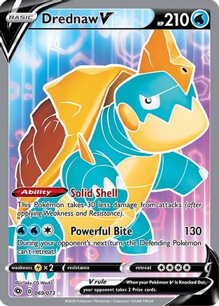 Drednaw V (Full Art) 69/73 - [Champions Path] Holofoil
