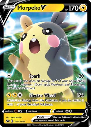 Morpeko V - SWSH056 SWSH056/307 - [SWSH Sword & Shield Promo Cards] Holofoil