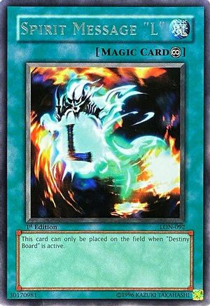 Spirit Message "L" (LON-092) - Labyrinth of Nightmare Unlimited