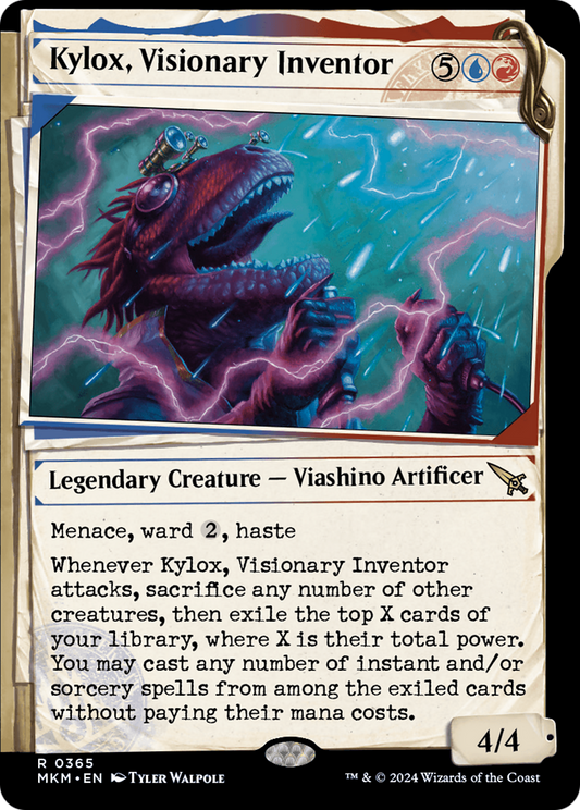 Kylox, Visionary Inventor (MKM-365) - [Murders at Karlov Manor]: (Showcase) Foil