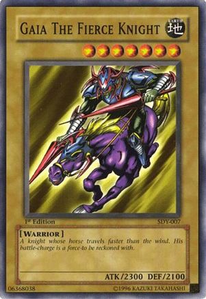 Gaia The Fierce Knight (SDY-007) - Starter Deck: Yugi Unlimited