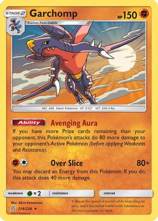 Garchomp - 114/236 (SM Unified Minds) 114 - [Deck Exclusives]