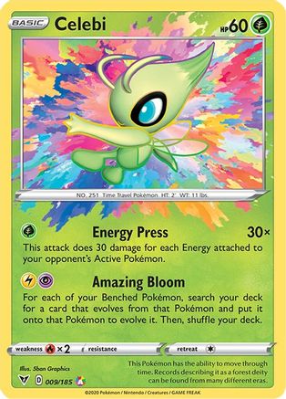 Celebi (009/185) [Épée et bouclier : tension vive] 