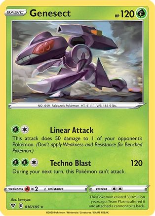 Genesect (016/185) [Épée et bouclier : tension vive] 