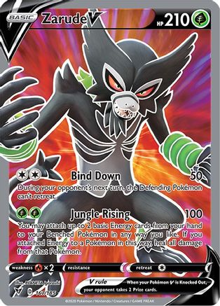 Zarude V (Full Art) 167/185 - [SWSH04 Vivid Voltage] Holofoil