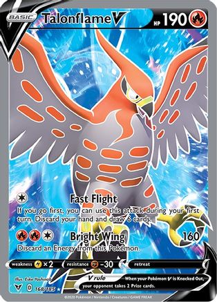 Talonflame V (Full Art) 168/185 - [SWSH04 Vivid Voltage] Holofoil