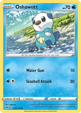 Oshawott (033/185) [Sword & Shield: Vivid Voltage]