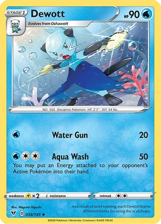 Dewott 34/185 - [SWSH04 Vivid Voltage]