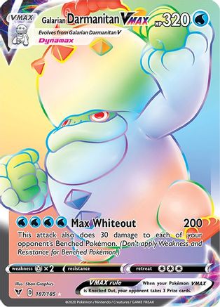 Galarian Darmanitan VMAX (Secret) 187/185 - [SWSH04 Vivid Voltage] Holofoil
