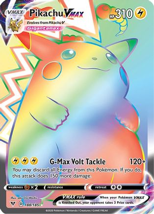 Pikachu VMAX (Secret) 188/185 - [SWSH04 Vivid Voltage] Holofoil
