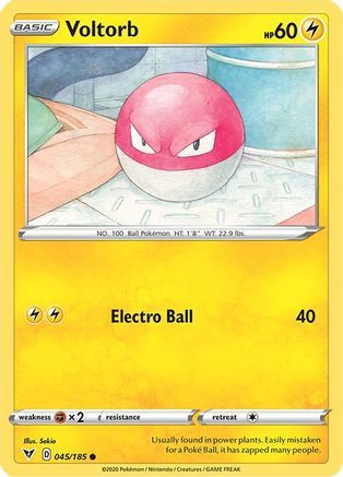 Voltorb (045/185) [Épée et bouclier : tension vive] 