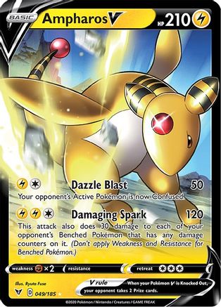 Ampharos V (049/185) [Épée et bouclier : tension vive] 