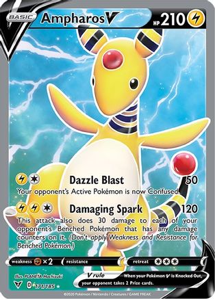 Ampharos V (171/185) [Épée et bouclier : tension vive] 