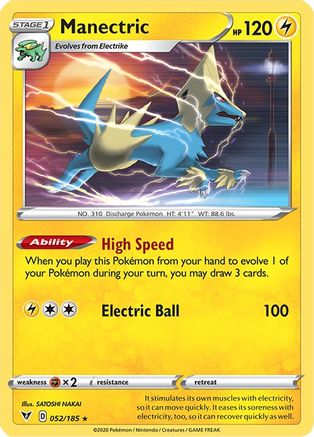 Manectric (052/185) [Épée et bouclier : tension vive] 