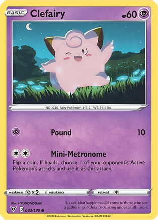 Clefairy (063/185) [Sword & Shield: Vivid Voltage]