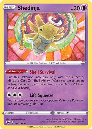 Shedinja 66/185 - [SWSH04 Vivid Voltage]