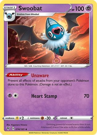 Swoobat (074/185) [Épée et bouclier : tension vive] 