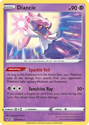 Diancie 79/185 - [SWSH04 Vivid Voltage] Holofoil
