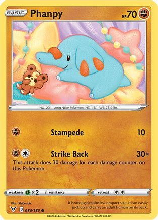 Phanpy (086/185) [Épée et bouclier : tension vive] 