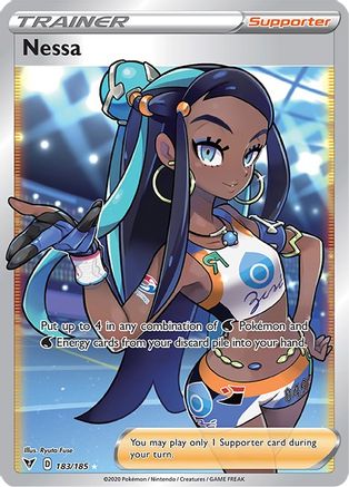 Nessa (Full Art) 183/185 - [SWSH04 Vivid Voltage] Holofoil