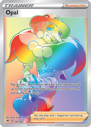 Opal (Secret) 197/185 - [SWSH04 Vivid Voltage] Holofoil