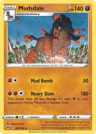 Mudsdale (097/185) [Épée et bouclier : tension vive] 