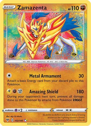 Zamazenta 102/185 - [SWSH04 Vivid Voltage] Holofoil