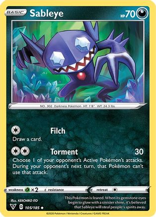 Sableye 105/185 - [SWSH04 Vivid Voltage]