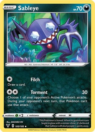 Sableye (105/185) [Épée et bouclier : tension vive] 