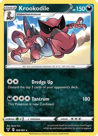 Krookodile 109/185 - [SWSH04 Vivid Voltage]