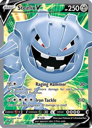 Steelix V (Full Art) 176/185 - [SWSH04 Vivid Voltage] Holofoil