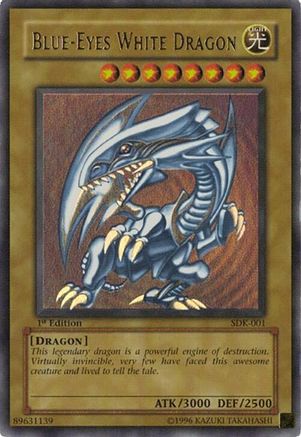 Blue-Eyes White Dragon (SDK-001) - Starter Deck: Kaiba Unlimited