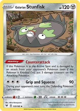 Galarian Stunfisk 125/185 - [SWSH04 Vivid Voltage]