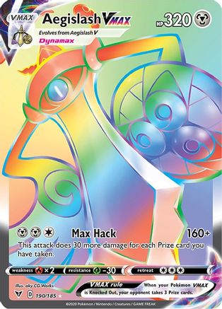 Aegislash VMAX (190/185) [Sword & Shield: Vivid Voltage]