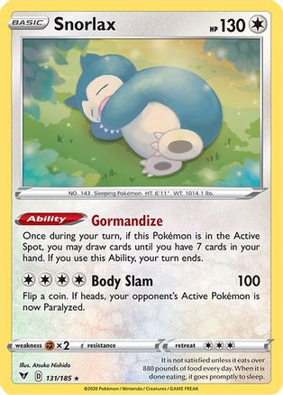 Snorlax 131/185 - [SWSH04 Vivid Voltage] Holofoil